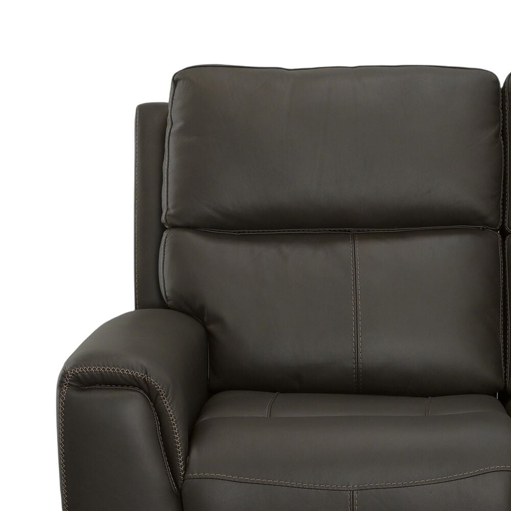 Flexsteel Jarvis Power Reclining Sofa with Headrests in Mica, , large