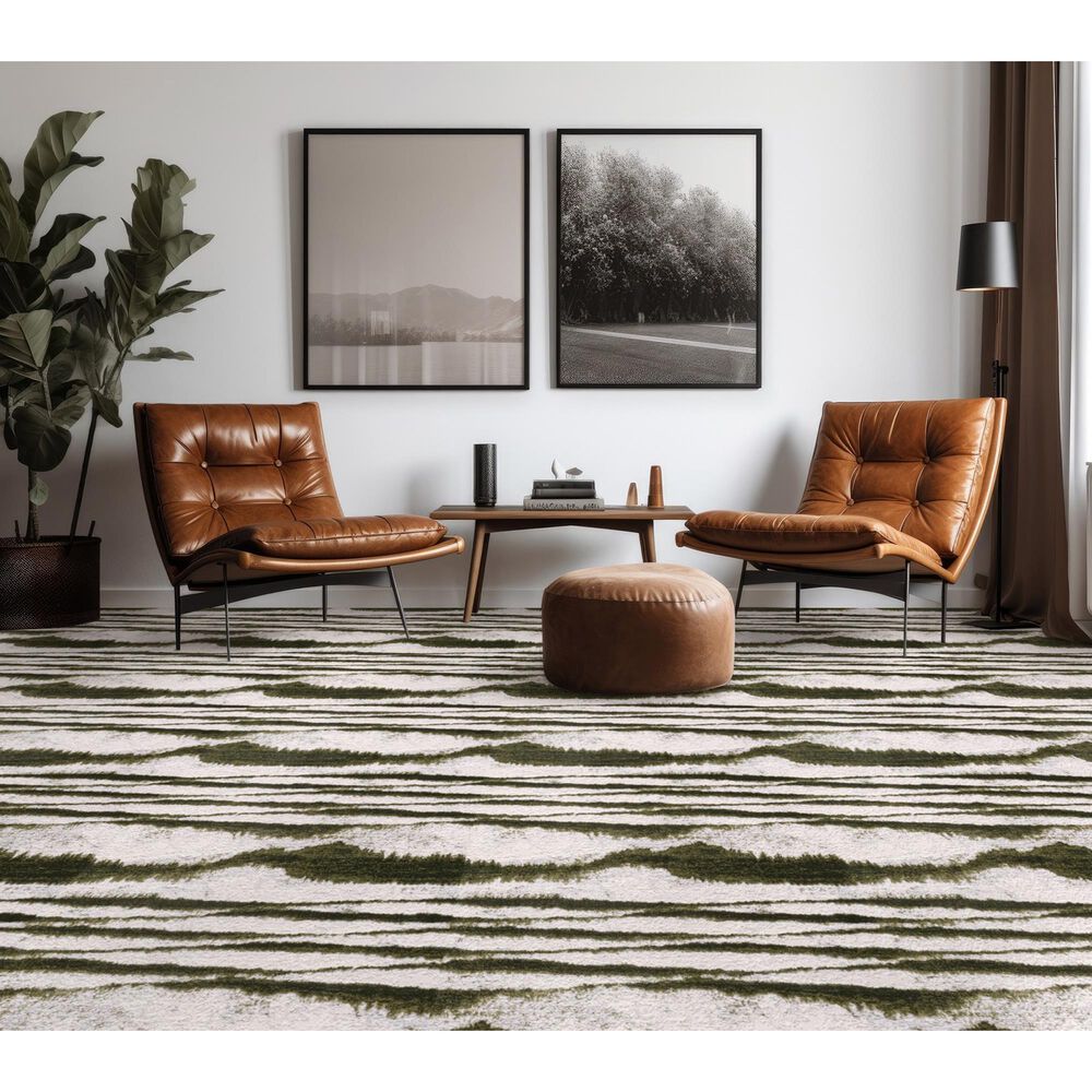 Stanton Illusionist Vanishing Point Carpet in Meadow, , large
