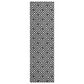 Dalyn Rug Company The Reserve TR5 Black 2"3" x 7"6" Indoor/Outdoor Runner, , large