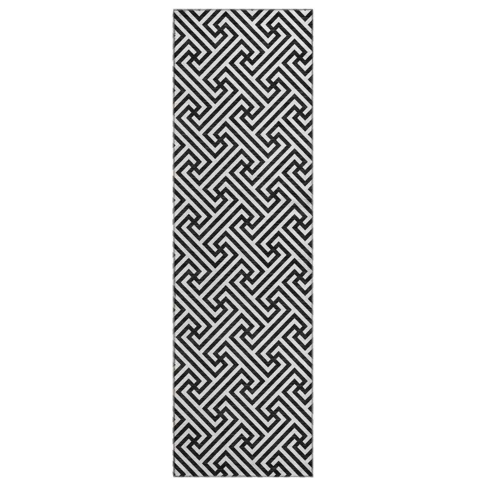 Dalyn Rug Company The Reserve TR5 Black 2"3" x 7"6" Indoor/Outdoor Runner, , large