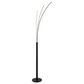 Lite Source Monita 3-Lite LED Arch Lamp in Black, , large