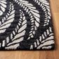 Safavieh Micro-Loop MLP170H 5" x 8" Charcoal and Ivory Area Rug, , large
