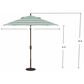 Garden Party Market 9" Octagon Push Button Tilt Umbrella with Bronze Base in Gateway Mist Stripe, , large