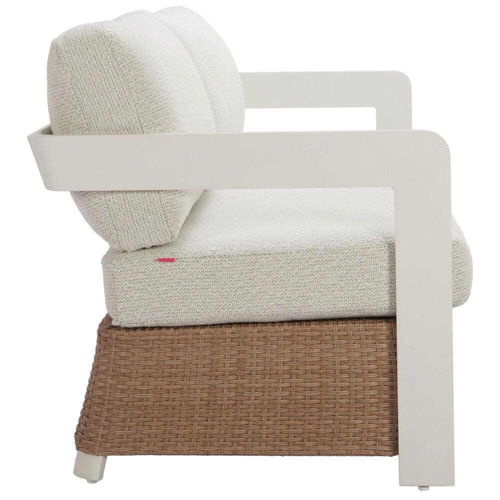 Zuo Modern Gelo Sofa in White and Brown, , large