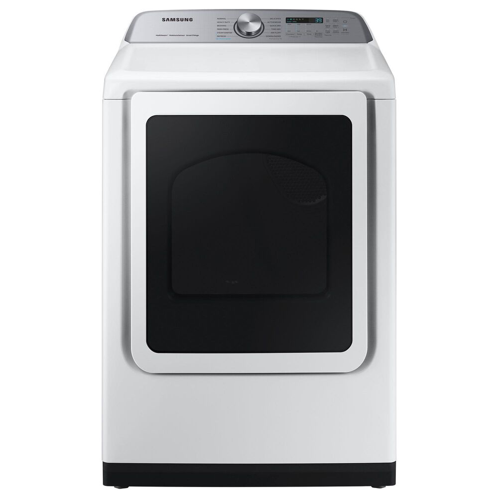 Samsung 5.1 Cu. Ft. Top Load Washer and 7.4 Cu. Ft. Gas Dryer Laundry Pair in White, , large