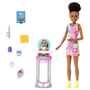 Barbie Skipper Babysitters Inc. Playset and Doll with Black Hair, , large