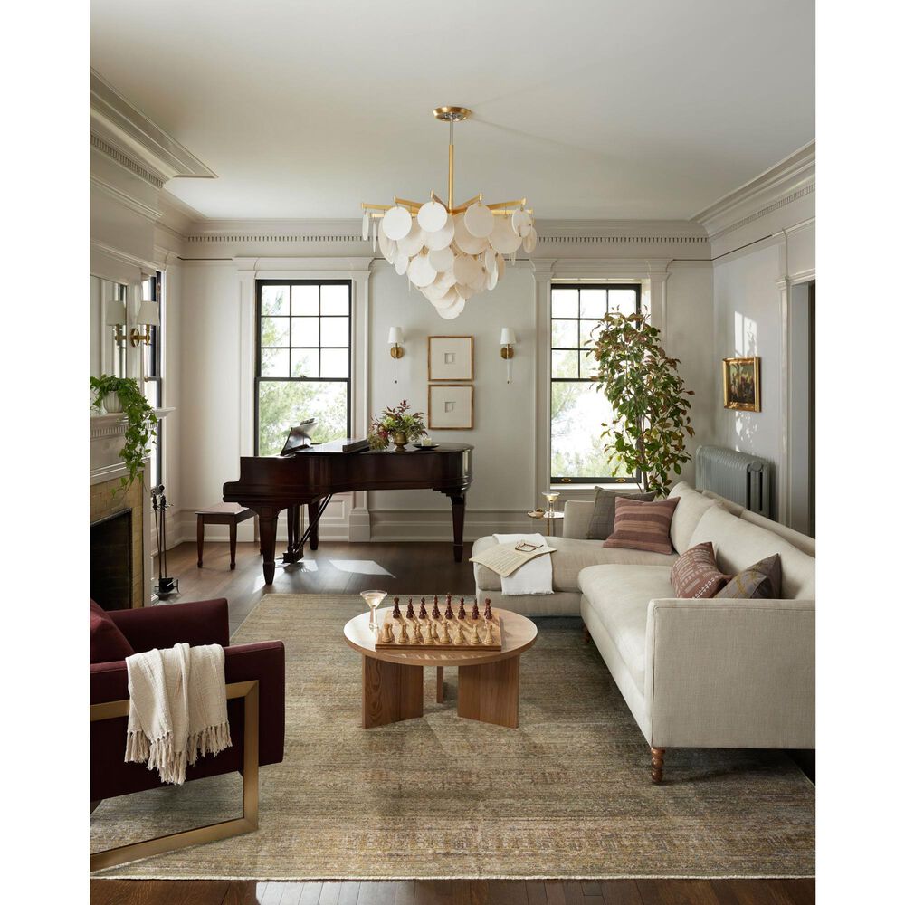 Loloi Bradbury 7&#39;10&quot; x 10&#39; Dove and Gold Area Rug, , large