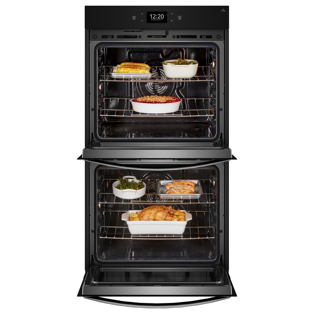 Whirlpool 27&quot; Double Smart Wall Oven with Air Fry in Fingerprint Resistant Stainless Steel, , large