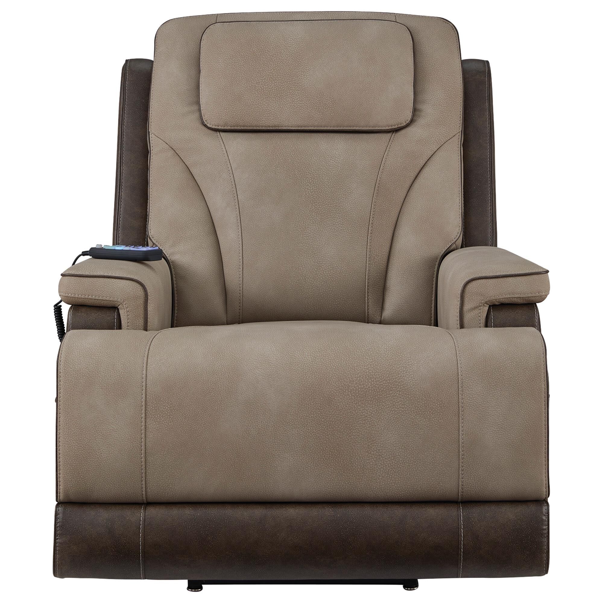 Ashley 4Z-Peaceful Pause Power Lift Recliner in Sand