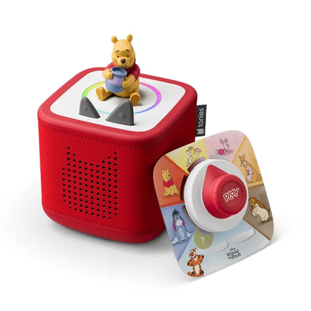 Tonies Toniebox 2 Play Set - Winnie the Pooh (Sunset Red), , large