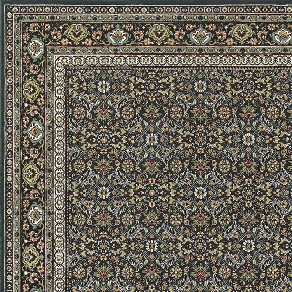 Oriental Weavers Kashan 180L1 7&#39;10&quot; x 10&#39;10&quot; Navy Area Rug, , large