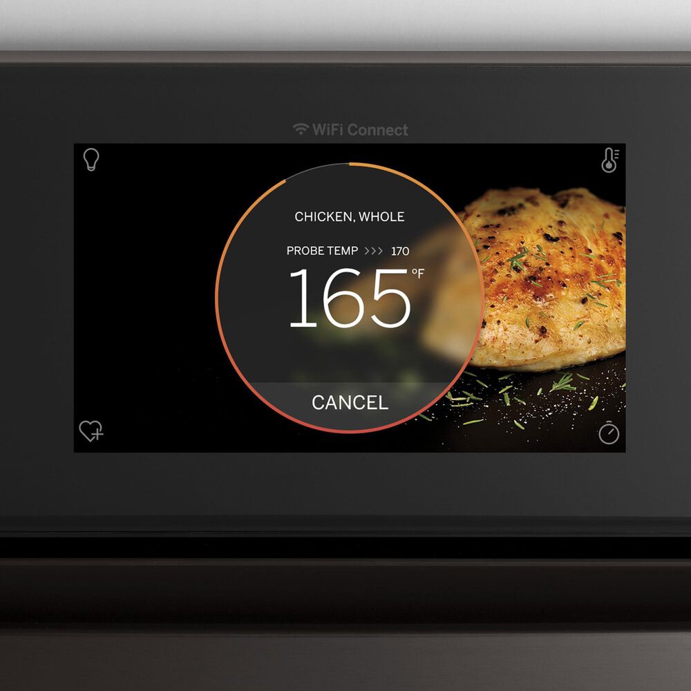 GE Profile 2-Piece Kitchen Package with Stainless Steel 30" Smart Built-In Double Wall Oven and Black 30" Energy Star Induction Cooktop, , large