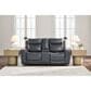 Ashley Next Move Power Reclining Console Loveseat in Admiral, , large