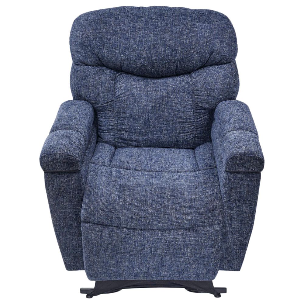 Lounge Maya Medium Power Lift Recliner with Nirvana Heat and Air Massage in Noah Midnight, , large
