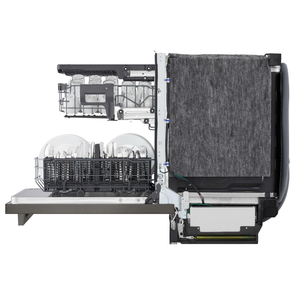 LG 24" Built-In Bar Handle Dishwasher with SteamAssist in Black Stainless Steel, , large