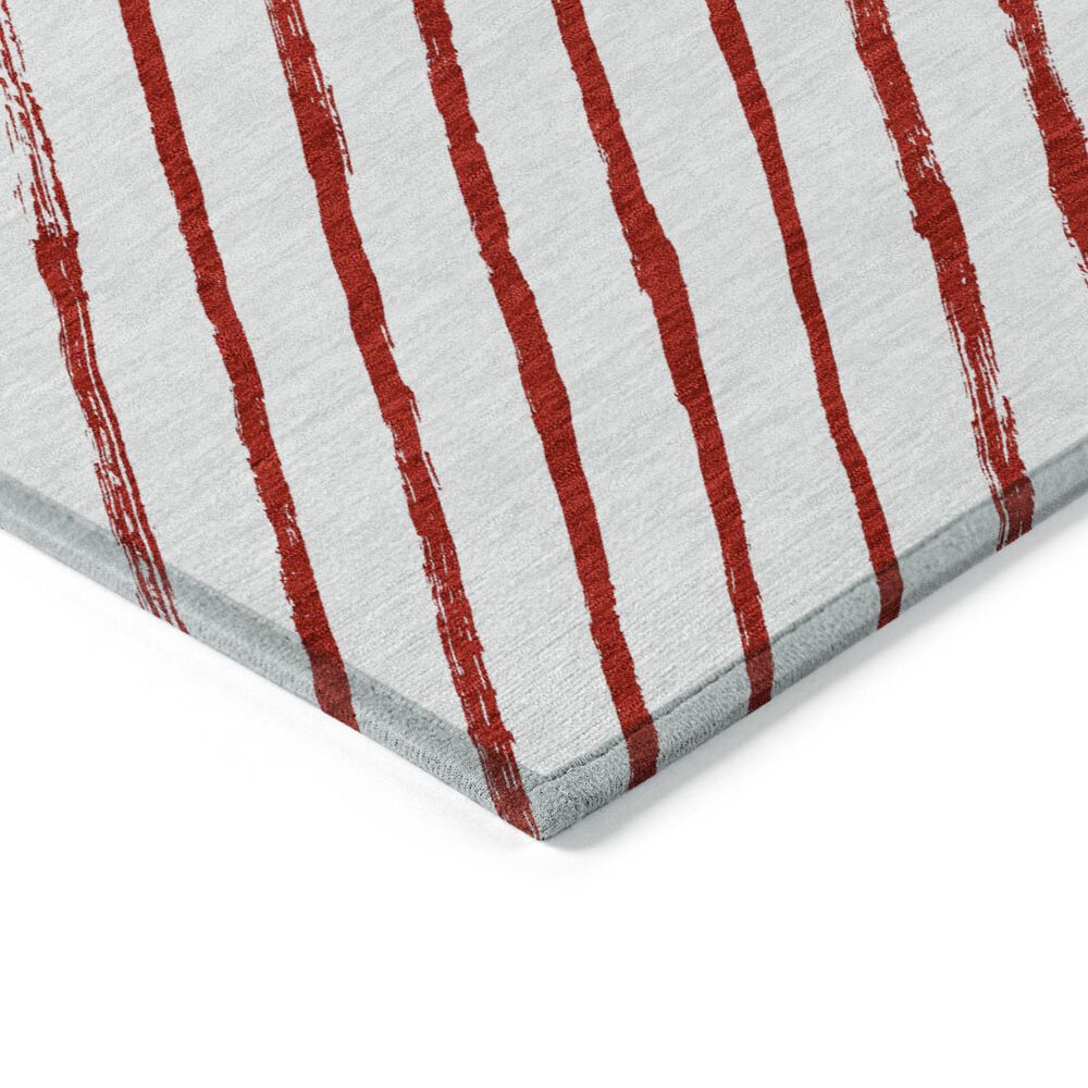 Dalyn Rug Company Wonderland WN27 2&#39;3&quot; x 7&#39;6&quot; Red Indoor/Outdoor Runner, , large