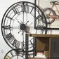 Yosemite Home Decor Tower Wall Clock in Rustic Black, , large