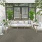 Nourison Courtyard Black and White 9" x 12" Indoor/Outdoor Area Rug, , large