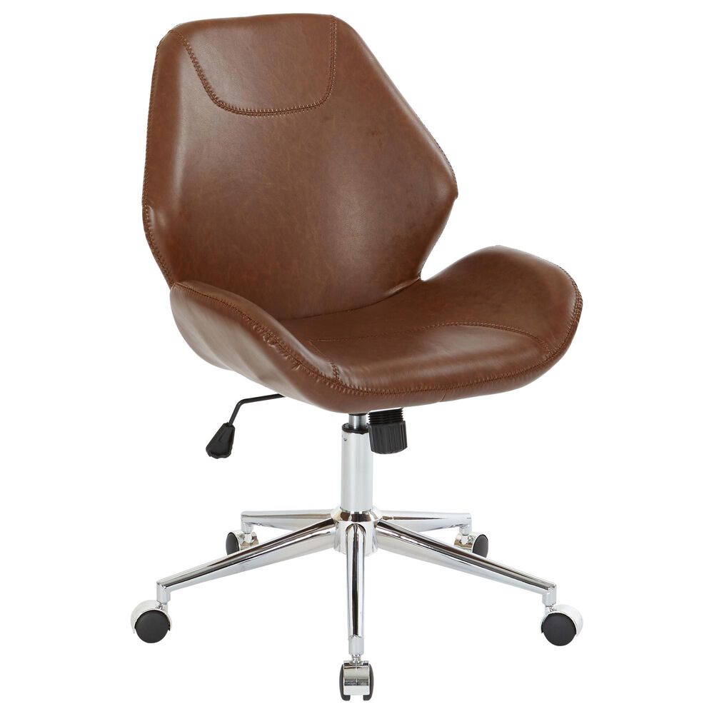 OSP Home Chatsworth Office Chair in Saddle, , large