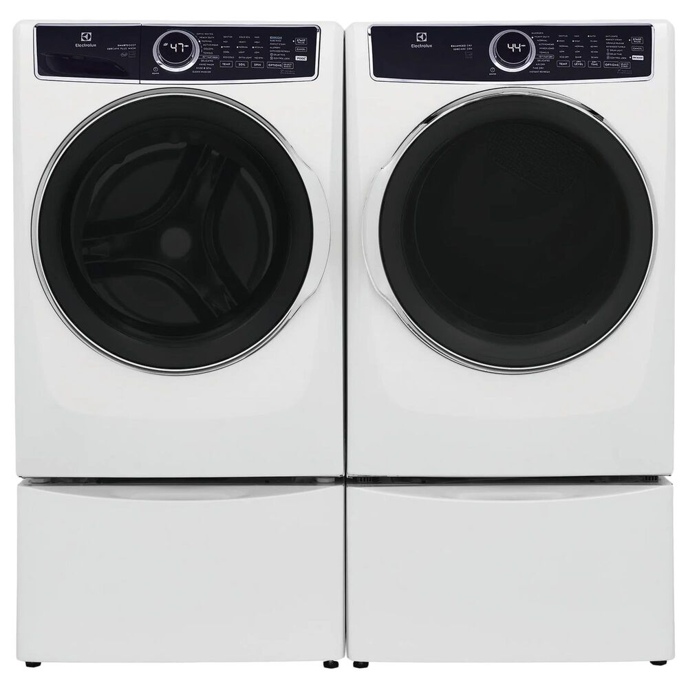 Electrolux 4.5 Cu. Ft. Front Load Washer and 8.0 Cu. Ft. Gas Dryer Laundry Pair in White, , large