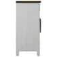 RTJ Furniture 2-Door Sideboard with Wine Storage in Antique White, , large