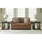 Ashley Carianna Stationary Loveseat in Caramel, , large
