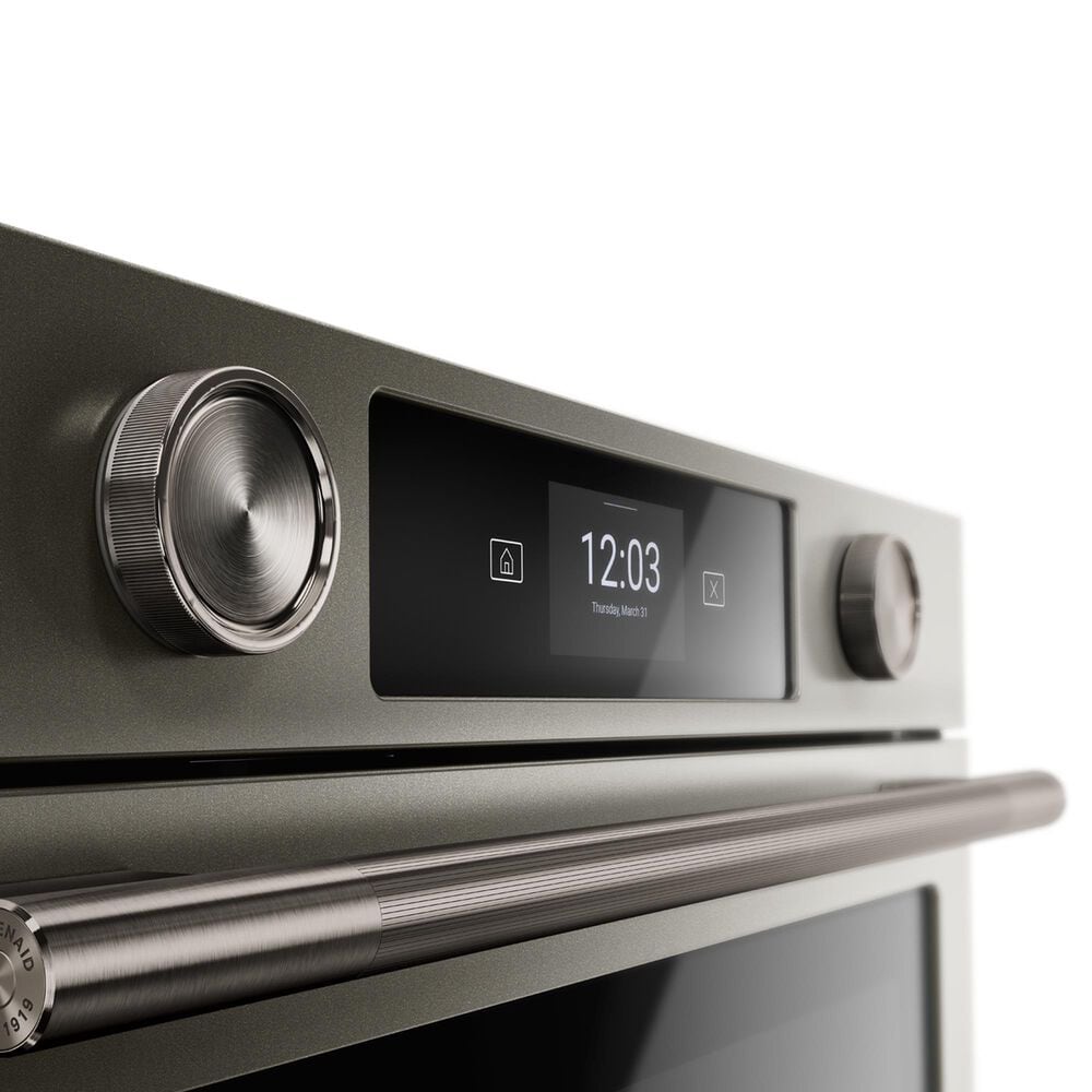 KitchenAid 30&quot; Single Wall Oven with Assisted Cook Cycles in Black Ore, , large