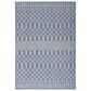 Nourison Positano Southwestern Navy Blue 5" x 7" Indoor/Outdoor Area Rug, , large