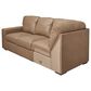 Ashley 3-Piece Leather Sectional in Brown, , large