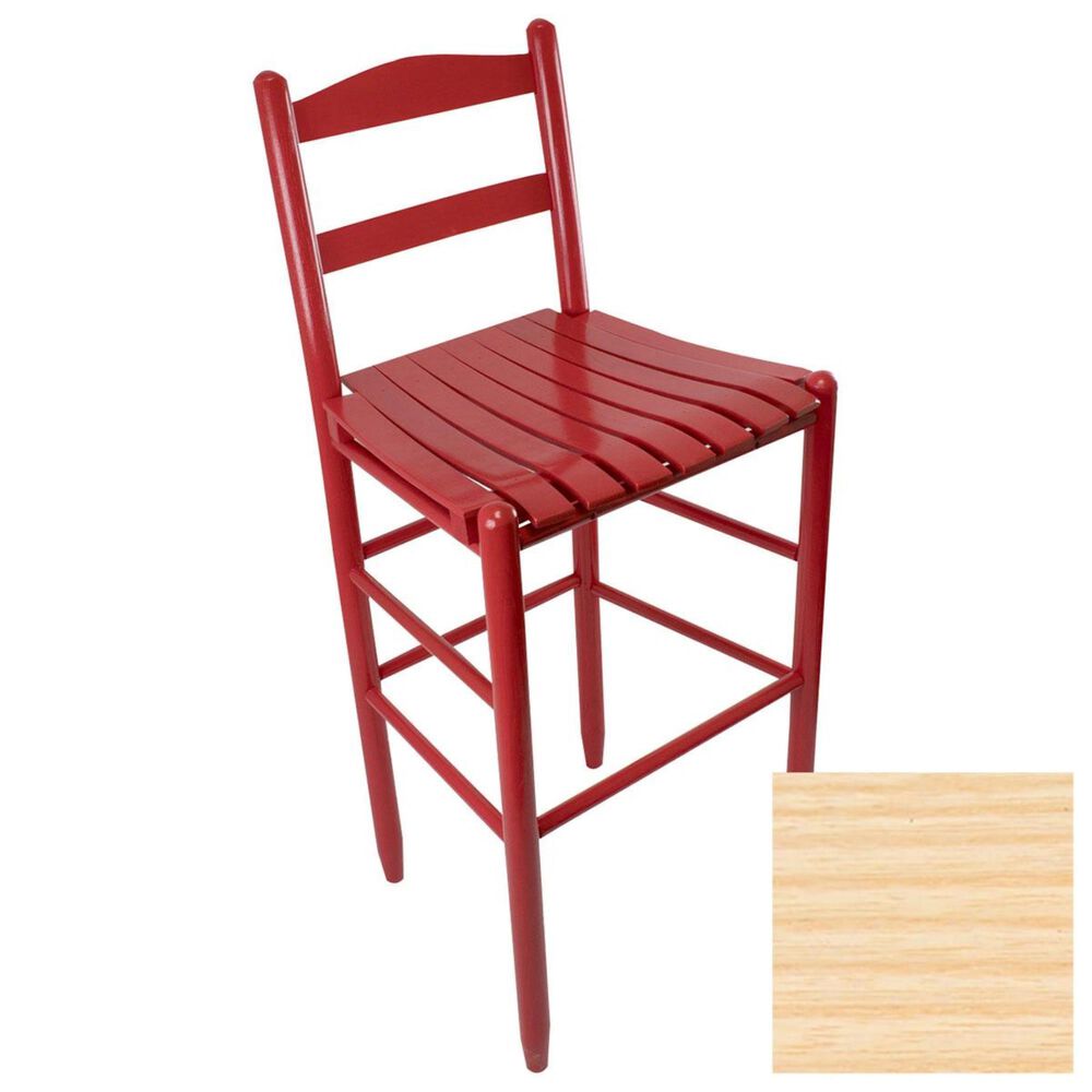Lakeside Penrose Ladderback Barstool in Unfinished, , large