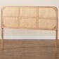 Baxton Studio Lainer Queen Panel Headboard in Natural Brown, , large