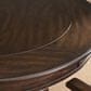 STEVE SILVER Rudy 5-Piece Round Game Table Set in Medium Walnut, , large