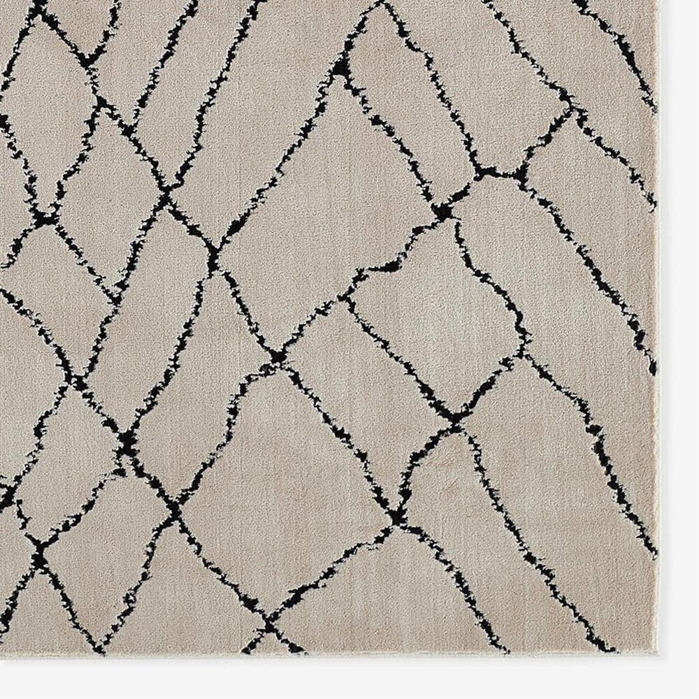 Momeni Noho Geometric 3&#39;11&quot; x 5&#39;7&quot; Ivory Area Rug, , large