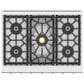 Hestan KRD Series 5.8 Cu. Ft. Slide-In Dual Fuel Natural Gas Range in Tin Roof, , large