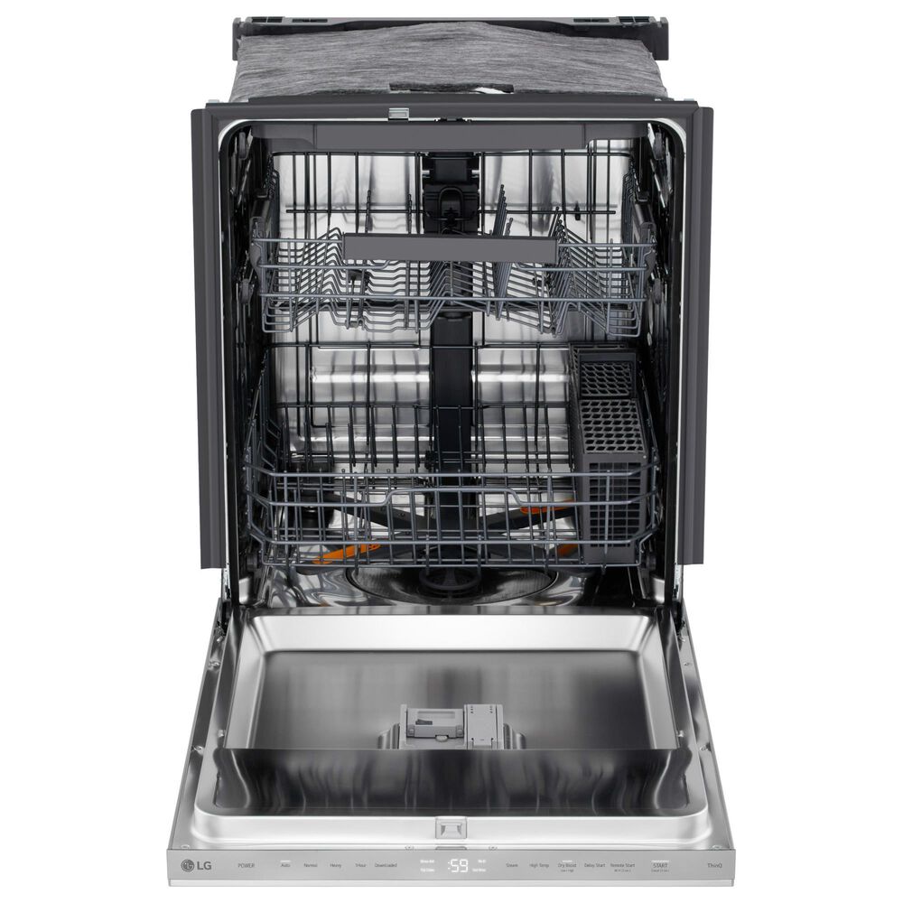 LG 24" Built-In Pocket Handle Dishwasher with SteamAssist in PrintProof Stainless Steel, , large