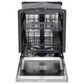 LG 24" Built-In Pocket Handle Dishwasher with SteamAssist in PrintProof Stainless Steel, , large