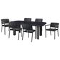 Ebel Outdoor Furniture Forano, Aspen and Orleans 7-Piece Patio Dining Set in Onyx and Smoke, , large
