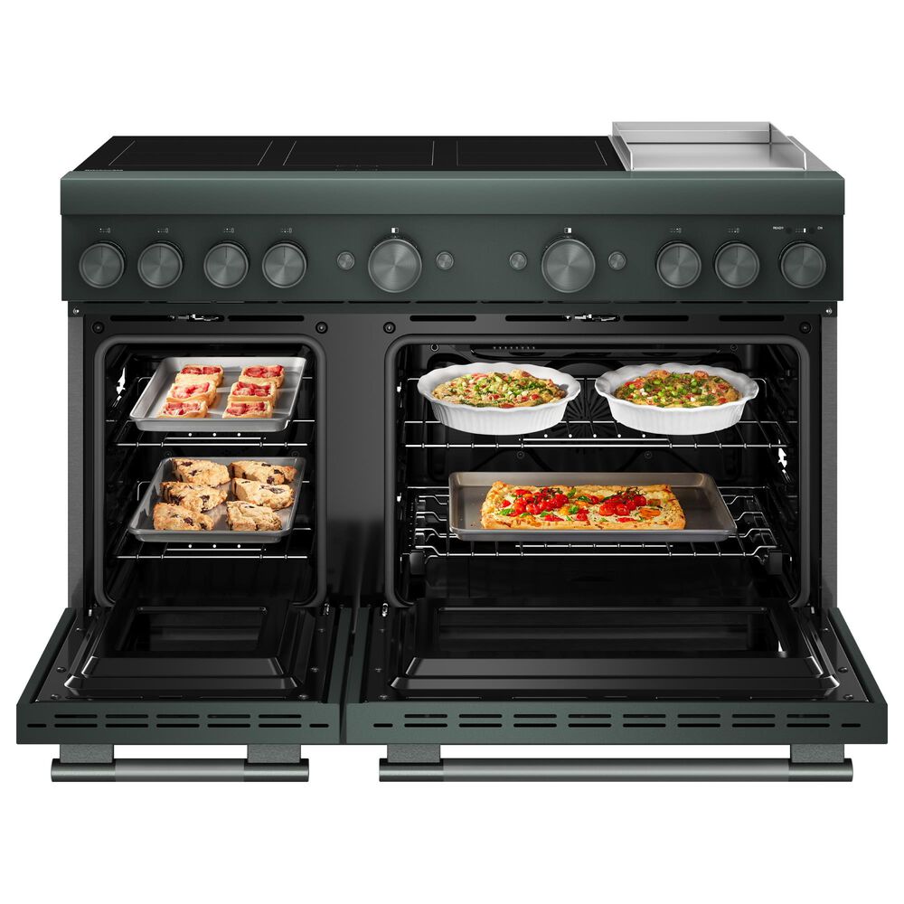 KitchenAid 6.3 Cu. Ft. Freestanding Commercial-Style Induction Range with Griddle in Juniper, , large
