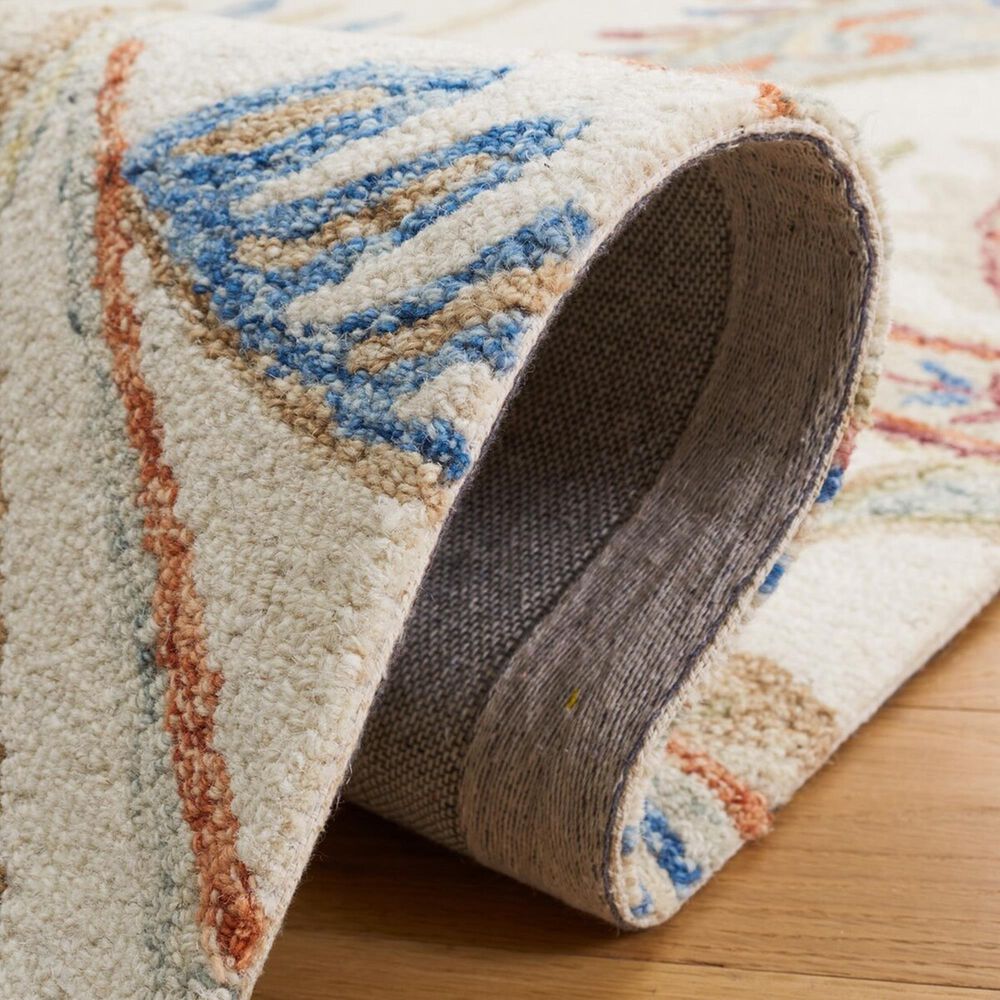 Safavieh Micro-Loop MLP478P 8&#39; x 10&#39; Ivory and Rust Area Rug, , large
