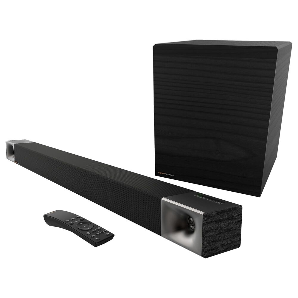 Klipsch 3.1 Channel Soundbar with Wireless Subwoofer in Black, , large