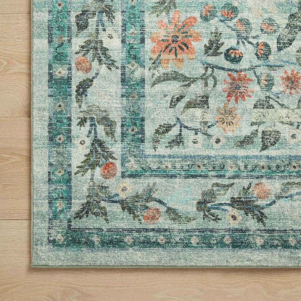 Rifle Paper Co. x Loloi Courtyard 2&#39;6&quot; x 9&#39;6&quot; Eve Sage Runner, , large
