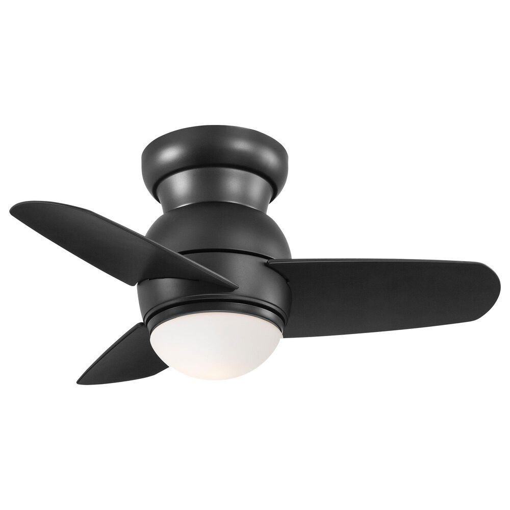 Minka-Aire Spacesaver 26" Ceiling Fan with LED Light in Coal, , large