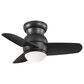 Minka-Aire Spacesaver 26" Ceiling Fan with LED Light in Coal, , large