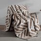 Sunday Citizen Tulum 52" x 75" Throw in Biscotti and Off White, , large