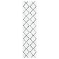 Safavieh August Shag AUG572A 2"2" x 9" Ivory and Black Runner, , large