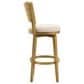 Armen Living Winsley Swivel Bar Height Stool in Amber Glow, , large
