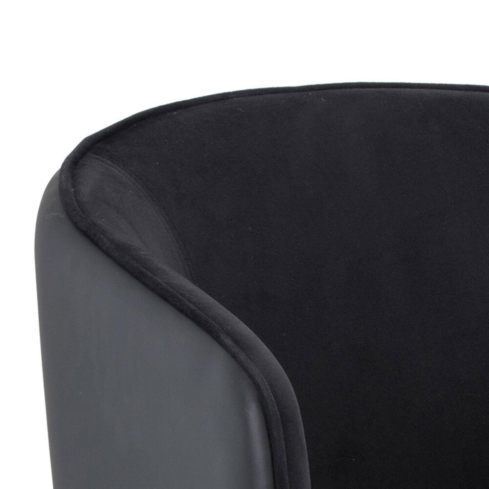 37B Asher Dining Chair in Black and Gold, , large