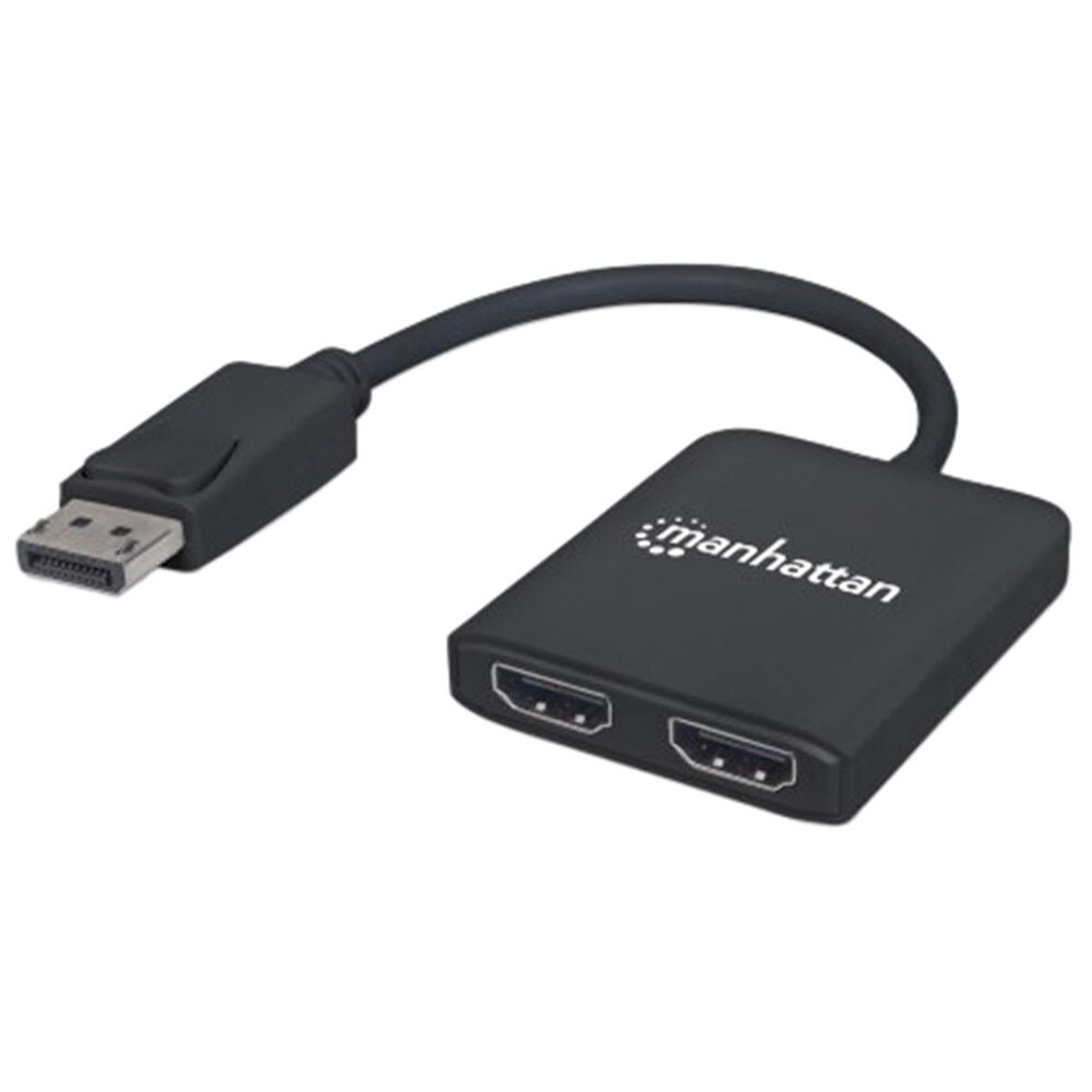 Manhattan DisplayPort to 2-Port HDMI Splitter Hub, , large