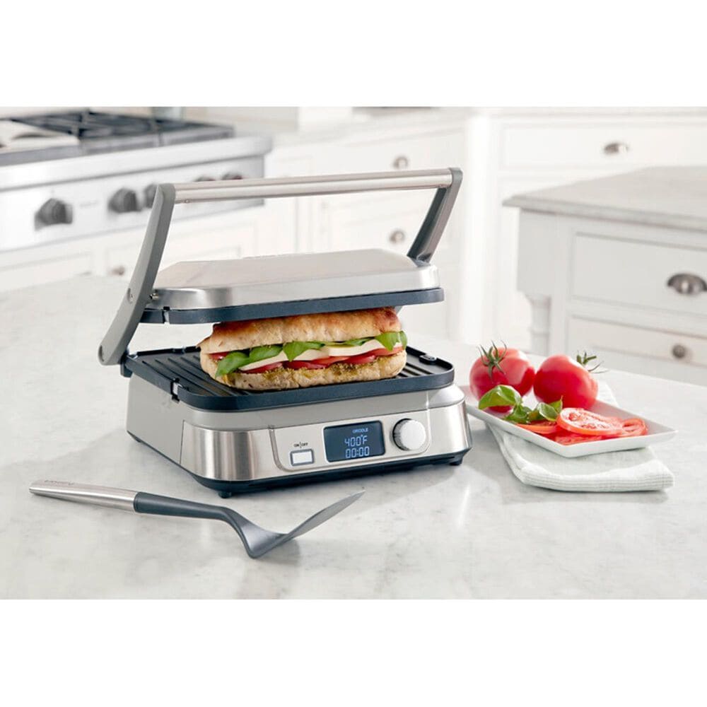 Cuisinart Griddler Five with Nonstick Surface in Stainless Steel, , large