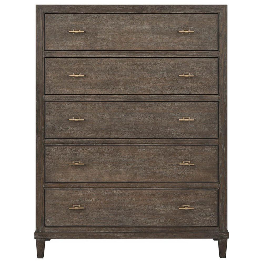 Furniture Worldwide Montclair 5-Drawer Chest in Cocoa, , large
